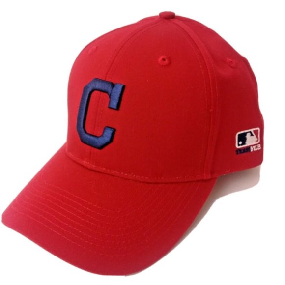 Bundle "3 x $20" Cleveland Indians Red NEW Baseball Cap MLB Adult OSFM Logo Team - Picture 2 of 10